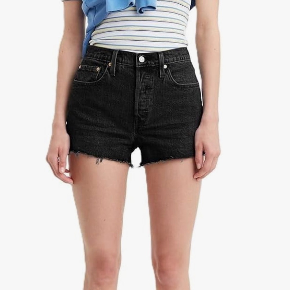 Women’s Levi’s 501 Shorts Lunar Black